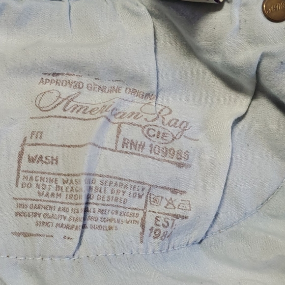 American Rag Cie Whiskers Denim Ombre Blue Jeans Bootcut Size 13 s low rise - Picture 6 of 8